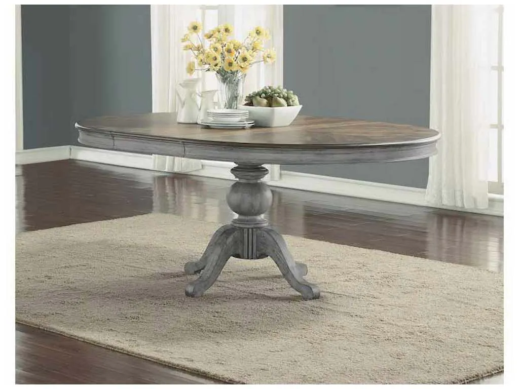 Flexsteel W1147-834 Plymouth Round Pedestal Dining Table Flexsteel W1147-834 Plymouth Round Pedestal Dining Table