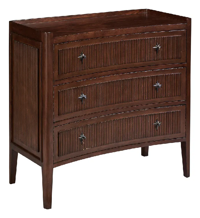 Furniture Classics 32529AE68 Walnut Reeded Chest of Drawers Furniture Classics 32529AE68 Walnut Reeded Chest of Drawers