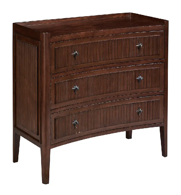 Furniture Classics 32529AE68 Walnut Reeded Chest of Drawers Furniture Classics 32529AE68 Walnut Reeded Chest of Drawers