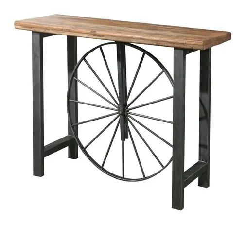 Furniture Classics CF116 FCL Accents Iron Spoke Console Furniture Classics CF116 FCL Accents Iron Spoke Console