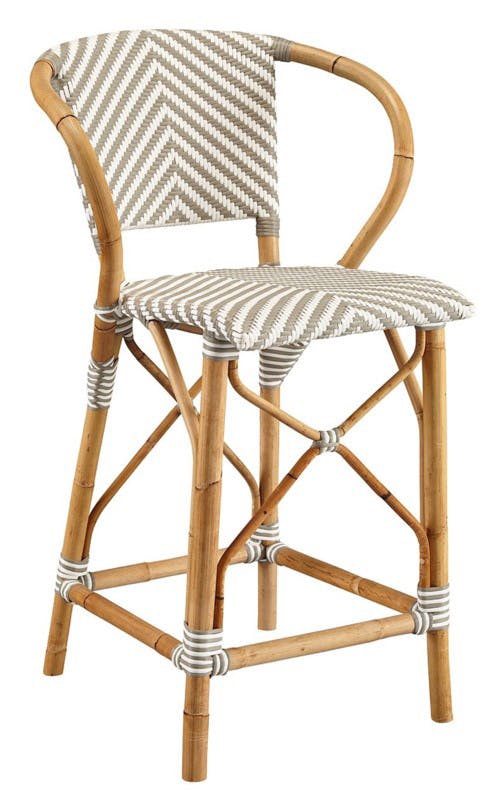 Furniture Classics 18-12-G Pearl Counter Stool Grey Furniture Classics 18-12-G Pearl Counter Stool Grey