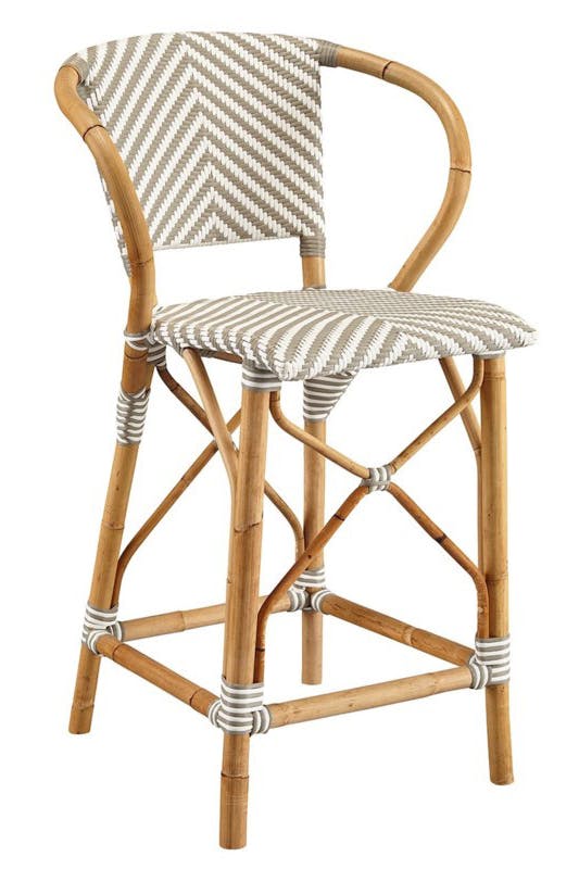 Furniture Classics 18-12-G Pearl Counter Stool Grey Furniture Classics 18-12-G Pearl Counter Stool Grey
