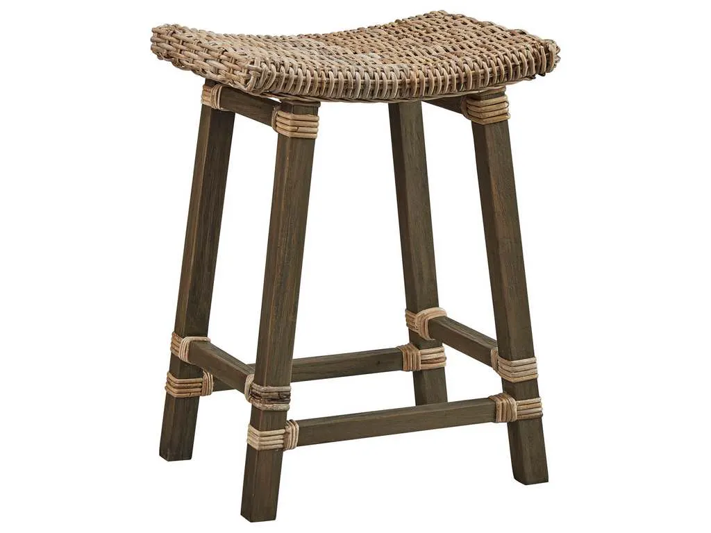Furniture Classics 18-05DG  Country Woven Kubu Counter Stool