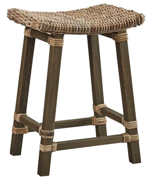 Furniture Classics 18-05DG Country Woven Kubu Counter Stool Furniture Classics 18-05DG Country Woven Kubu Counter Stool