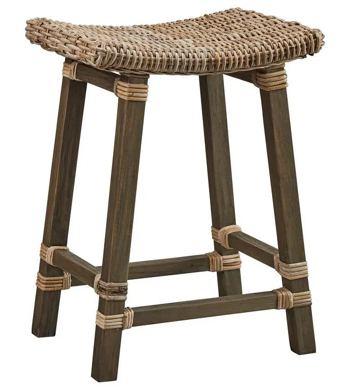 Furniture Classics 18-05DG Country Woven Kubu Counter Stool Furniture Classics 18-05DG Country Woven Kubu Counter Stool