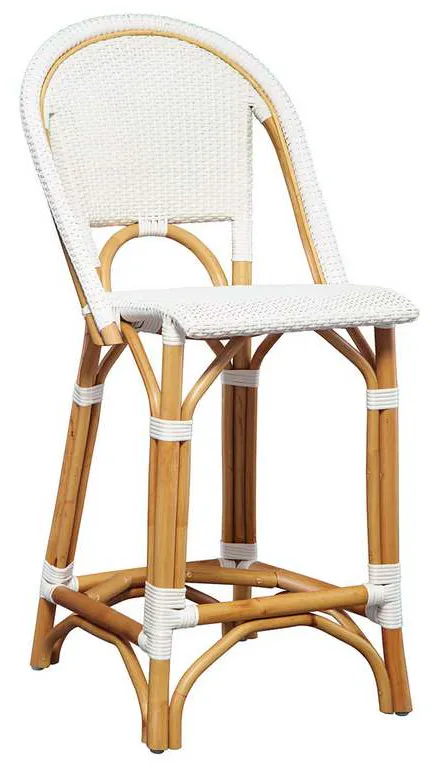 Furniture Classics 18-87 White Leroy Counter Stool Furniture Classics 18-87 White Leroy Counter Stool