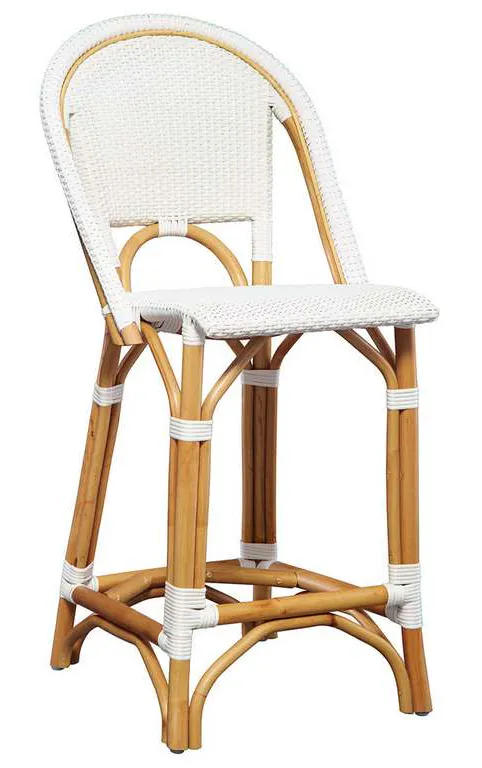 Furniture Classics 18-93 White Leroy Bar Stool Furniture Classics 18-93 White Leroy Bar Stool
