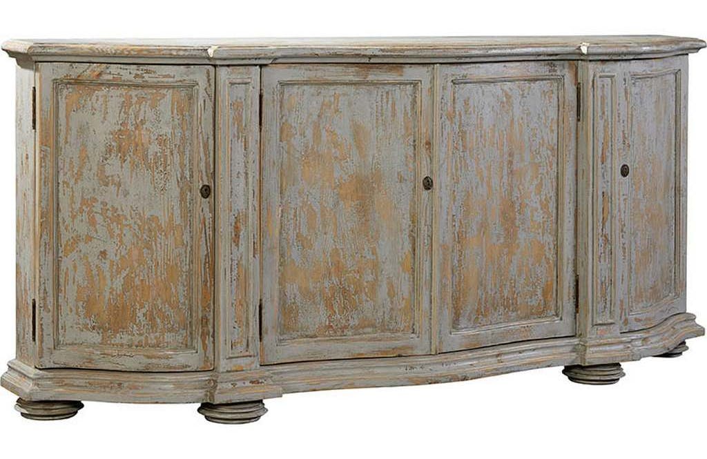 Furniture Classics 20-130WB Washed Blue Briquette Sideboard Furniture Classics 20-130WB Washed Blue Briquette Sideboard