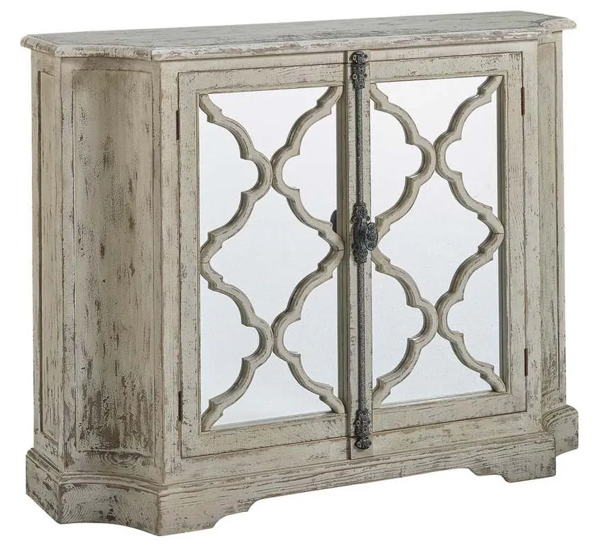 Furniture Classics 20-293 Malvern Mirrored Glass Cabinet Furniture Classics 20-293 Malvern Mirrored Glass Cabinet