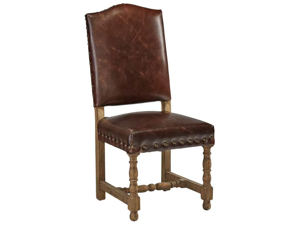 Furniture Classics 20-346L  Leather Madrid Side Chair