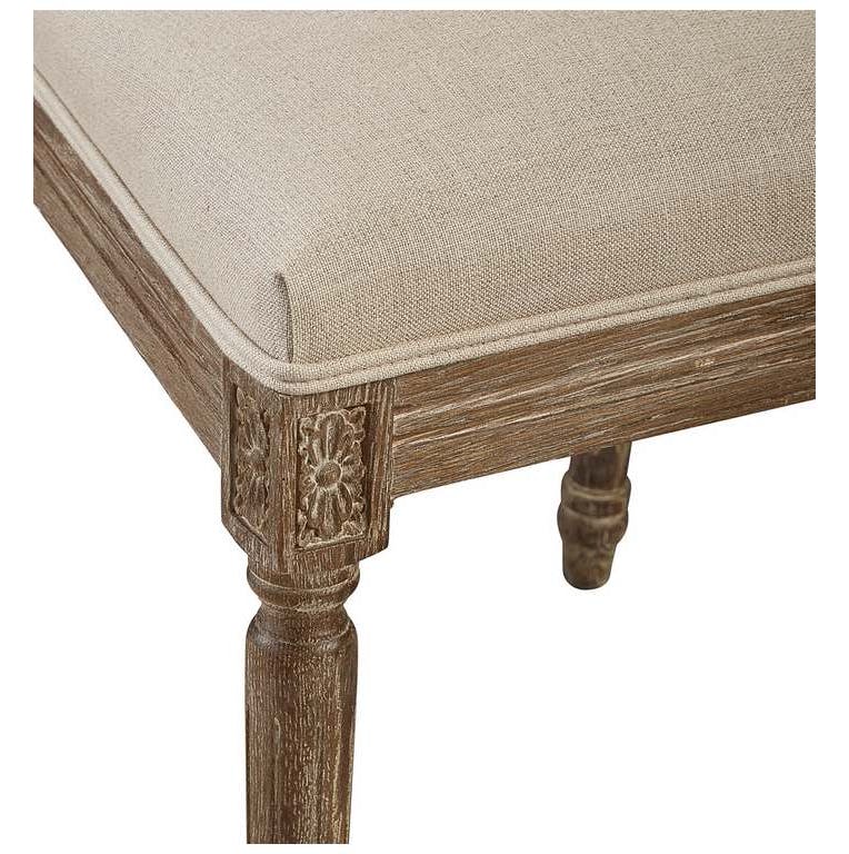 Furniture Classics 20-391 Linen and Oak Caned Back Side Chair Furniture Classics 20-391 Linen and Oak Caned Back Side Chair