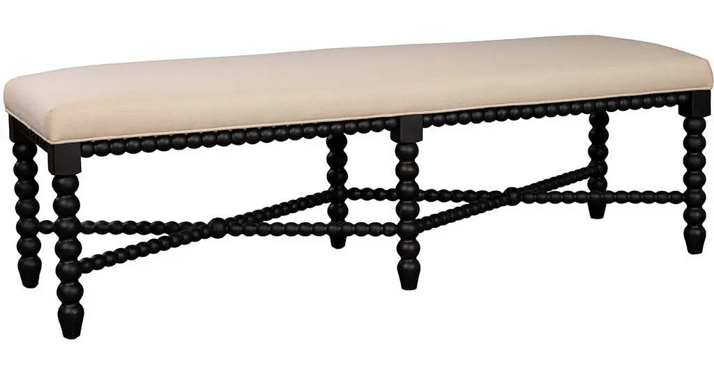 Furniture Classics 20-464 Monetti Bobbin Bench Furniture Classics 20-464 Monetti Bobbin Bench