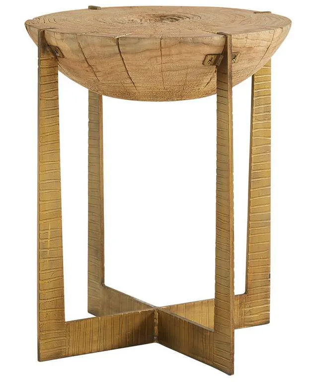Furniture Classics 40-200 Brass Base Grain End Table Furniture Classics 40-200 Brass Base Grain End Table