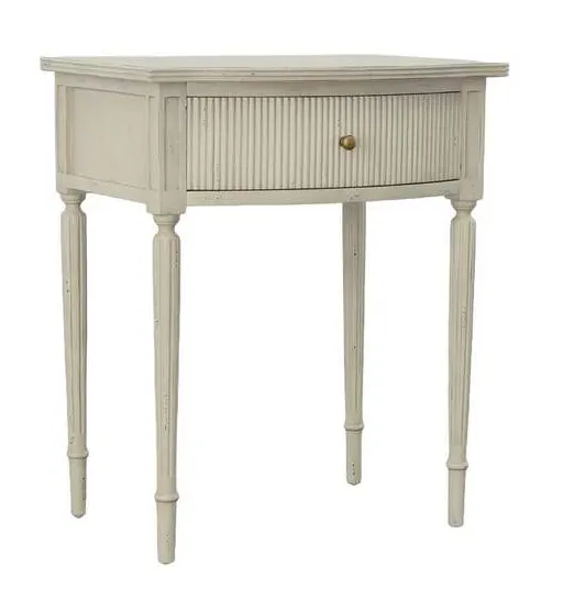 Furniture Classics 57930AC97 Cream Magdalin Side Table Furniture Classics 57930AC97 Cream Magdalin Side Table