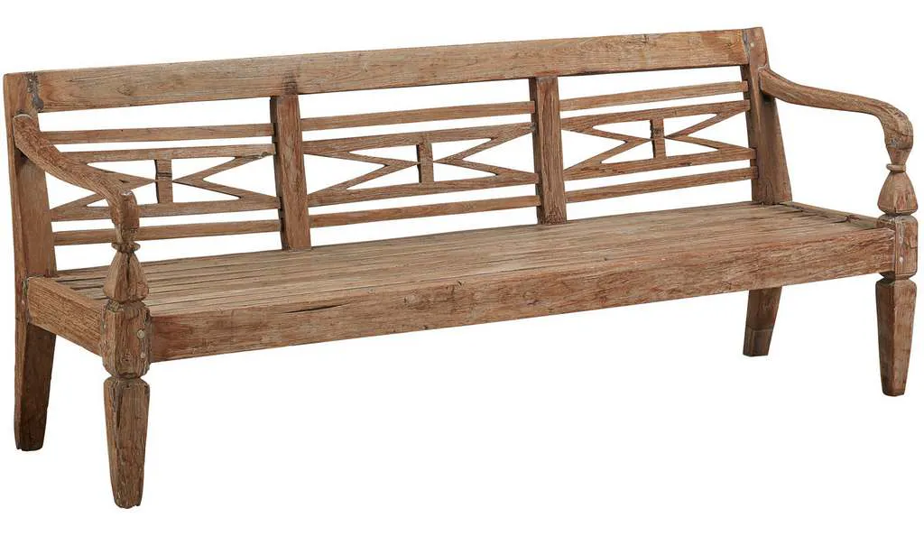 Furniture Classics 64389 Antique Plantation Grown Teak Bench Furniture Classics 64389 Antique Plantation Grown Teak Bench