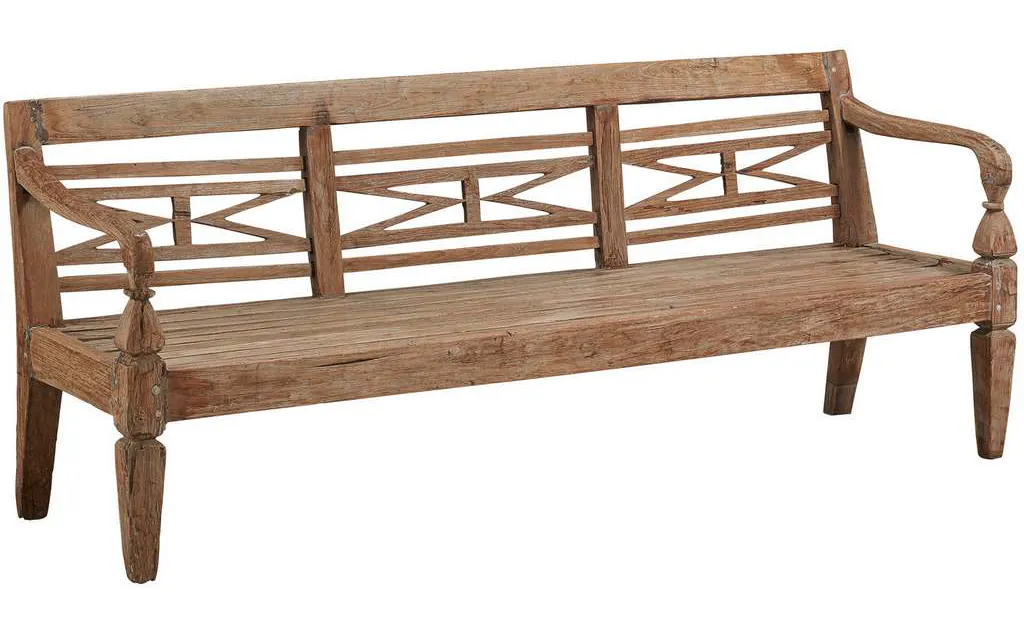 Furniture Classics 64389 Antique Plantation Grown Teak Bench Furniture Classics 64389 Antique Plantation Grown Teak Bench
