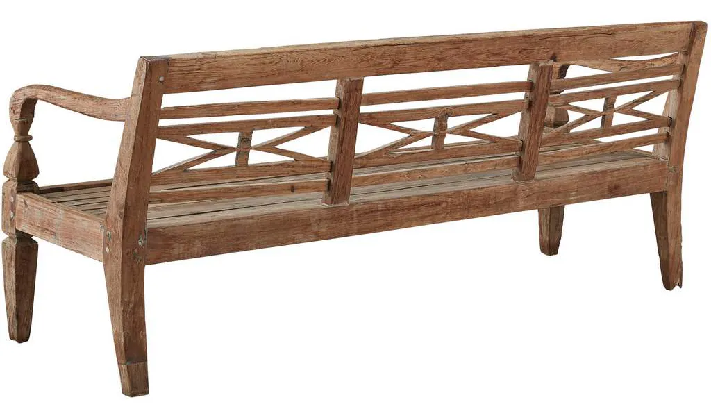 Furniture Classics 64389 Antique Plantation Grown Teak Bench Furniture Classics 64389 Antique Plantation Grown Teak Bench