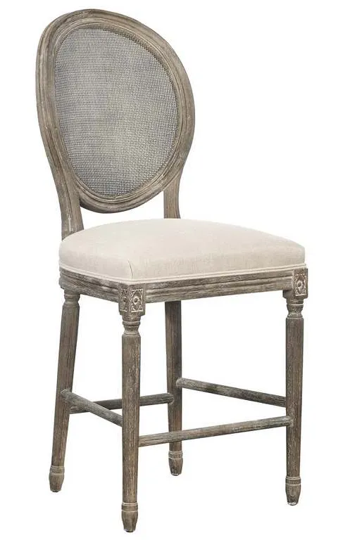 Furniture Classics 70228R Renton Counter Stool, Rattan Back Furniture Classics 70228R Renton Counter Stool, Rattan Back