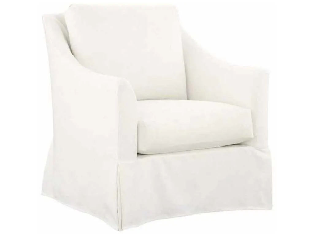 Gabby Home SCH-1006  Baldwin Swivel Chair Slipcovered
