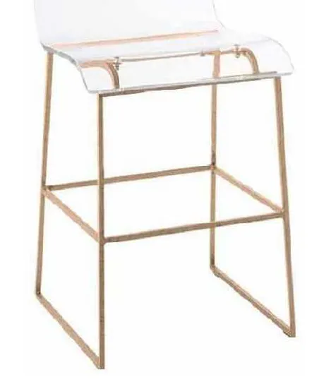 Gabby Home SCH-151140 King 24 inch Counter Stool Gold Gabby Home SCH-151140 King 24 inch Counter Stool Gold