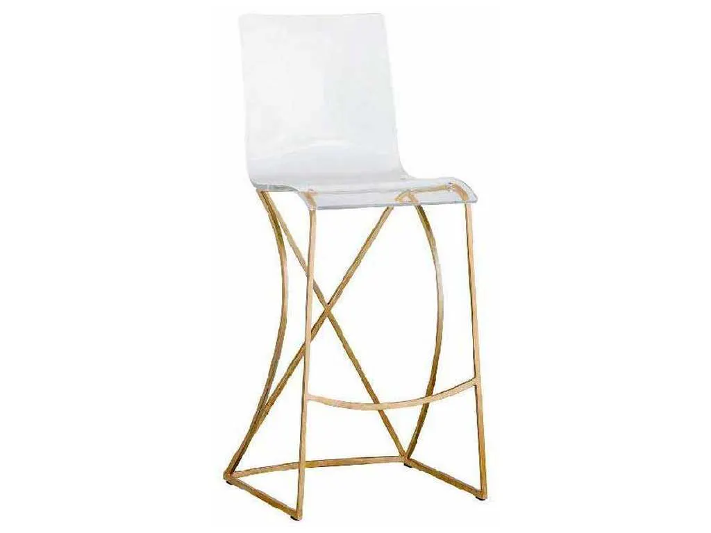 Gabby Home SCH-151340  Johnson 30 inch Bar Stool Gold
