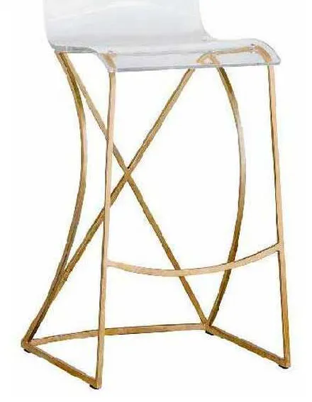 Gabby Home SCH-151340 Johnson 30 inch Bar Stool Gold Gabby Home SCH-151340 Johnson 30 inch Bar Stool Gold