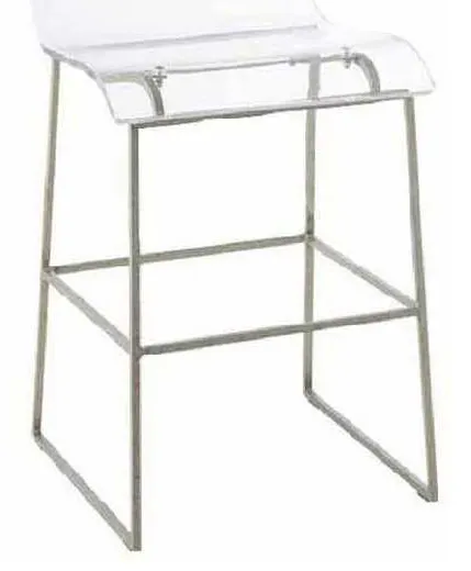 Gabby Home SCH-151620 King 24 inch Counter Stool Silver Gabby Home SCH-151620 King 24 inch Counter Stool Silver