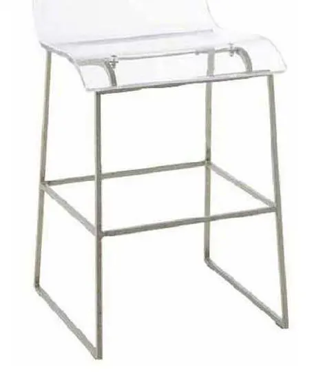 Gabby Home SCH-151620 King 24 inch Counter Stool Silver Gabby Home SCH-151620 King 24 inch Counter Stool Silver