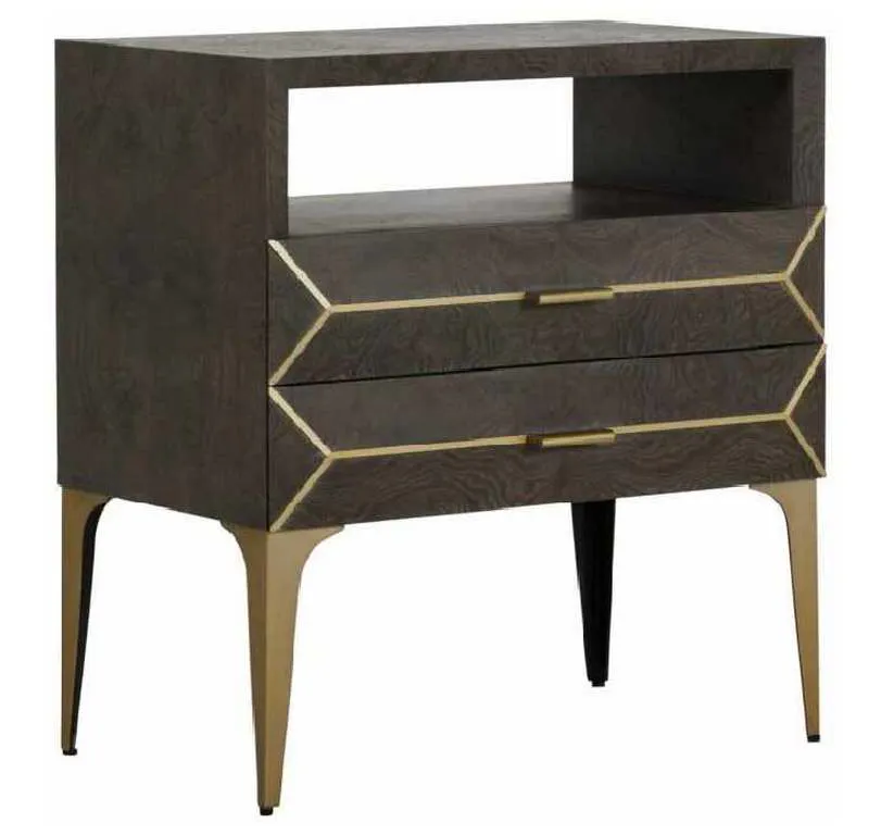 Gabby Home SCH-166305 Westville Nightstand Dark Gabby Home SCH-166305 Westville Nightstand Dark