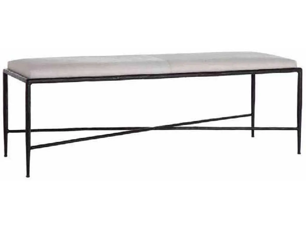 Gabby Home SCH-175065  Devoe Bench Hair on Hide