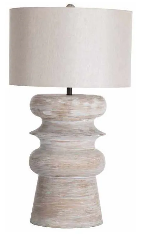 Gabby Home SCH-175113 Claudius Table Lamp Whitewashed Gabby Home SCH-175113 Claudius Table Lamp Whitewashed