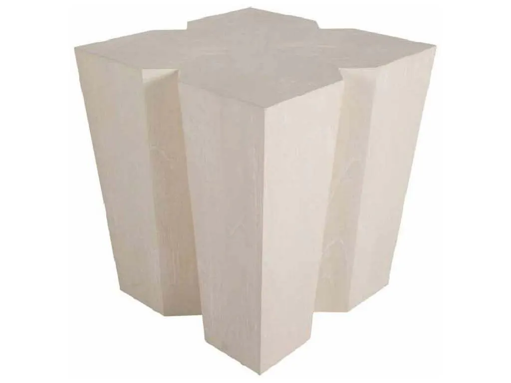 Gabby Home SCH-170230  Arthur Side Table Cerused White