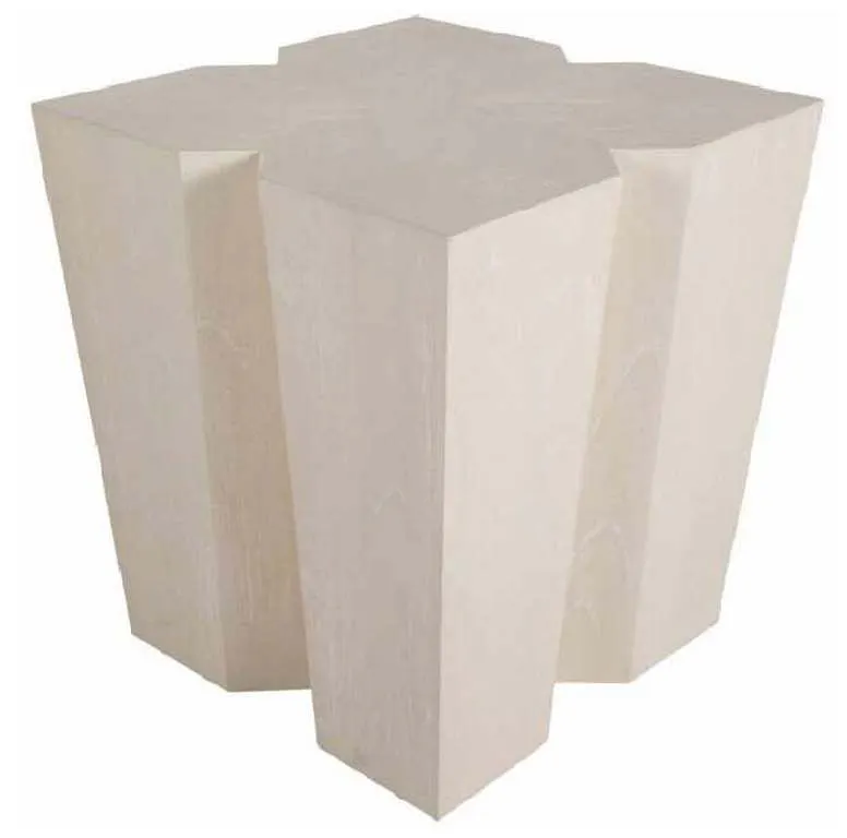 Gabby Home SCH-170230 Arthur Side Table Cerused White Gabby Home SCH-170230 Arthur Side Table Cerused White