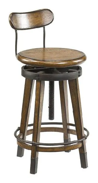 Hammary 166-948 Studio Home Adjustable Stool Hammary 166-948 Studio Home Adjustable Stool