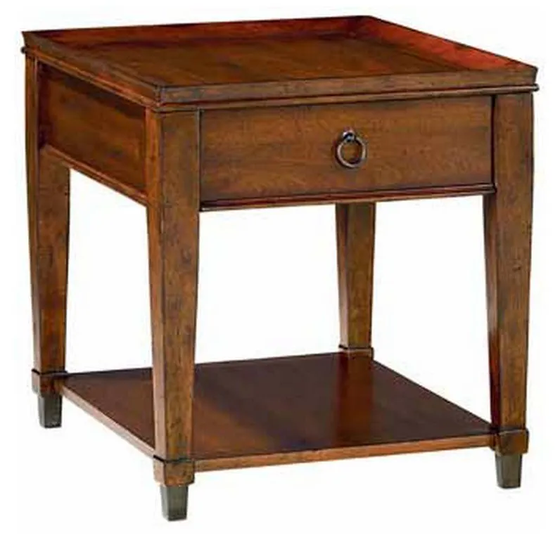 Hammary 197-915 Sunset Valley Rectangular Drawer End Table Hammary 197-915 Sunset Valley Rectangular Drawer End Table