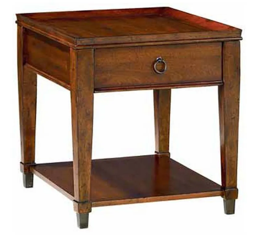 Hammary 197-915 Sunset Valley Rectangular Drawer End Table Hammary 197-915 Sunset Valley Rectangular Drawer End Table