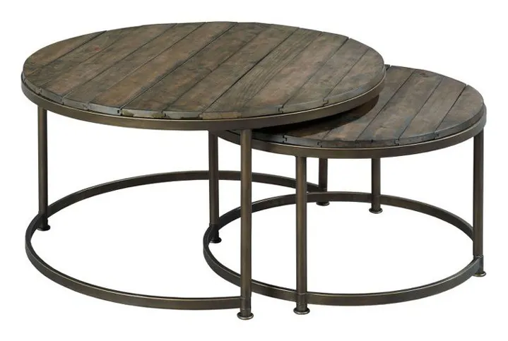 Hammary 563-911 Leone Round Cocktail Table Hammary 563-911 Leone Round Cocktail Table