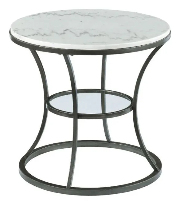 Hammary 576-918 Impact Round End Table Hammary 576-918 Impact Round End Table