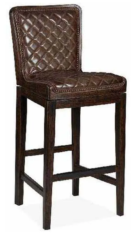 Hancock and Moore 149-24-Q Mirad Quilted Swivel Counter Stool Hancock and Moore 149-24-Q Mirad Quilted Swivel Counter Stool