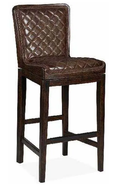 Hancock and Moore 149-24-Q Mirad Quilted Swivel Counter Stool Hancock and Moore 149-24-Q Mirad Quilted Swivel Counter Stool