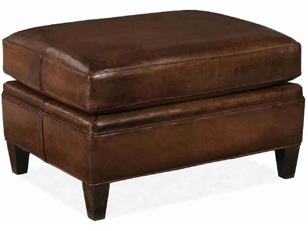 Hancock and Moore 6810-O  Ramshorn Ottoman