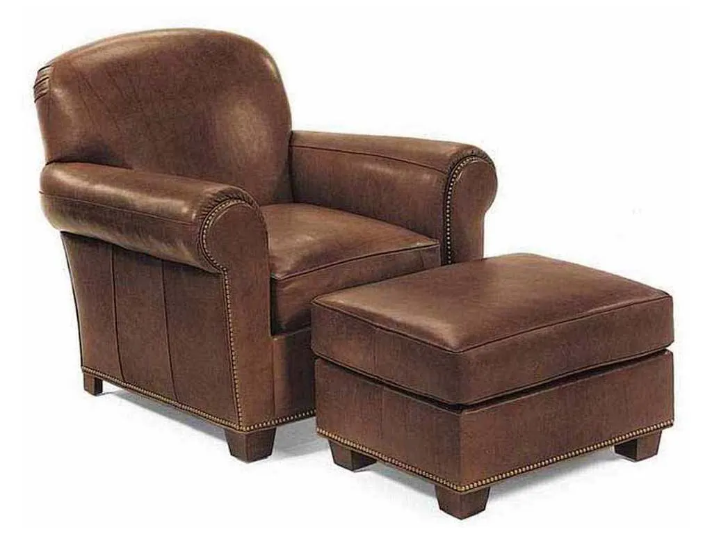 Hancock and Moore 9760  Harbison Ottoman