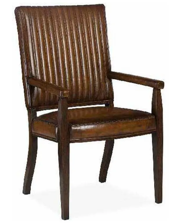 Hancock and Moore 6601-CH Davenport Channel Quilted Dining Arm Chair Hancock and Moore 6601-CH Davenport Channel Quilted Dining Arm Chair