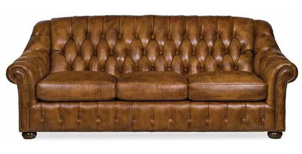 Hancock and Moore 6473-3 Milton Leather Tufted Sofa Hancock and Moore 6473-3 Milton Leather Tufted Sofa