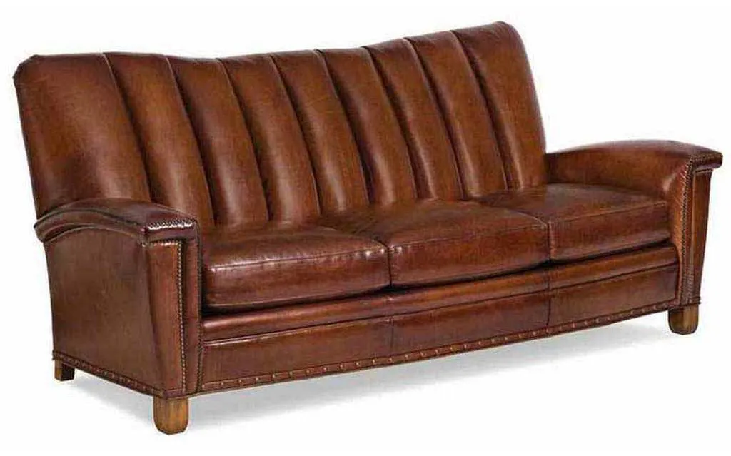 Hancock and Moore 6121-3-C Tulip Channel Back Club Sofa Hancock and Moore 6121-3-C Tulip Channel Back Club Sofa
