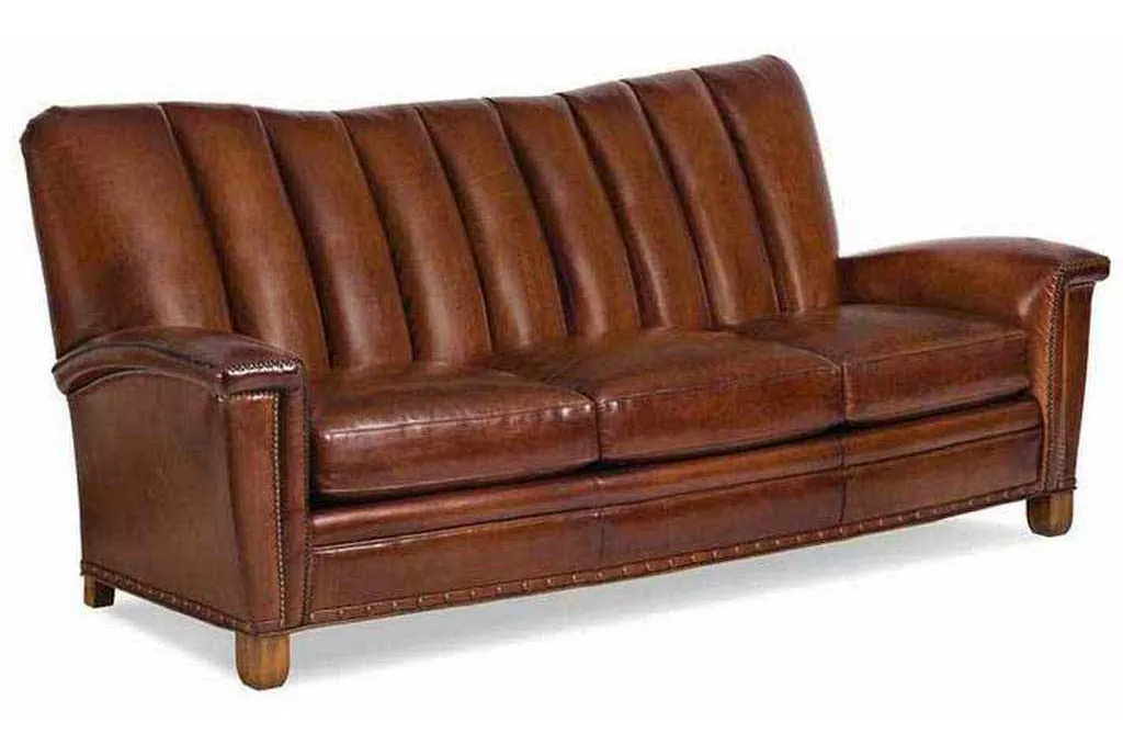 Hancock and Moore 6121-3-C Tulip Channel Back Club Sofa Hancock and Moore 6121-3-C Tulip Channel Back Club Sofa