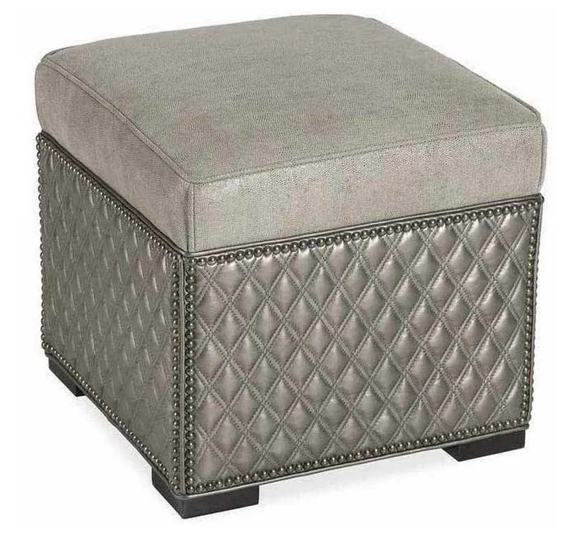 Hancock and Moore 037-B-Q Abbey Ottoman with Quilting Hancock and Moore 037-B-Q Abbey Ottoman with Quilting
