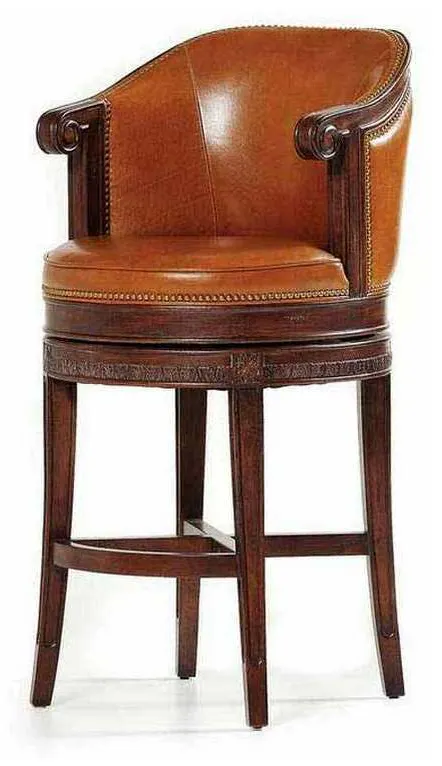Hancock and Moore 140-24 Viceroy Swivel Counter Stool Hancock and Moore 140-24 Viceroy Swivel Counter Stool