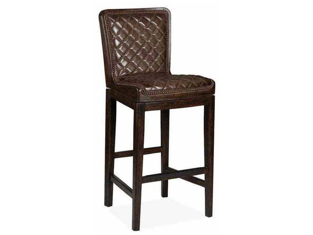 Hancock and Moore 149-30-Q Mirad Quilted Swivel Bar Stool