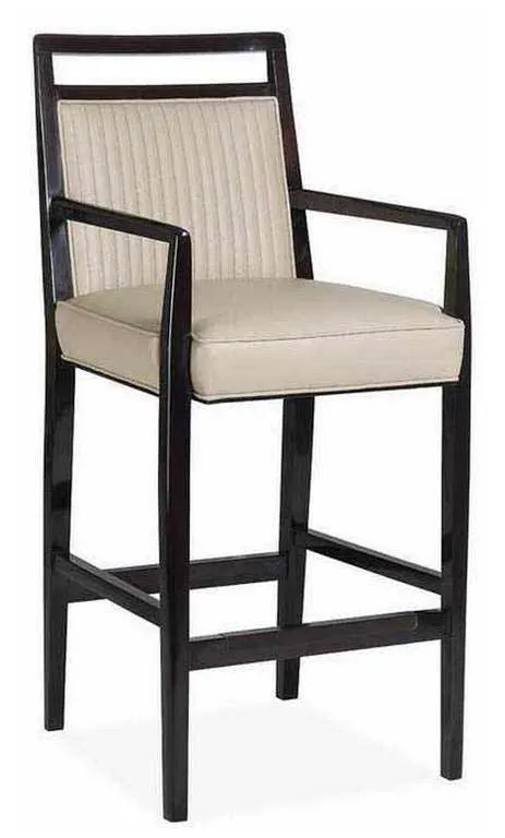 Hancock and Moore 179-30-CH Avril Channel Quilted Bar Stool Hancock and Moore 179-30-CH Avril Channel Quilted Bar Stool